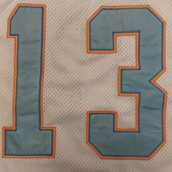 Mitchell & Ness Throwbacks 1984 Miami Dolphins Dan Marino Jersey White Size 52 - Picture 10 of 11